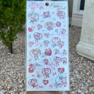 San-X Piggy Girl Holographic Stickers